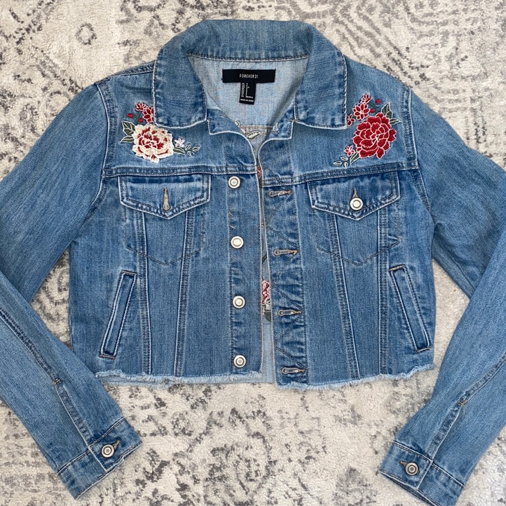 Embroider Denim Jacket